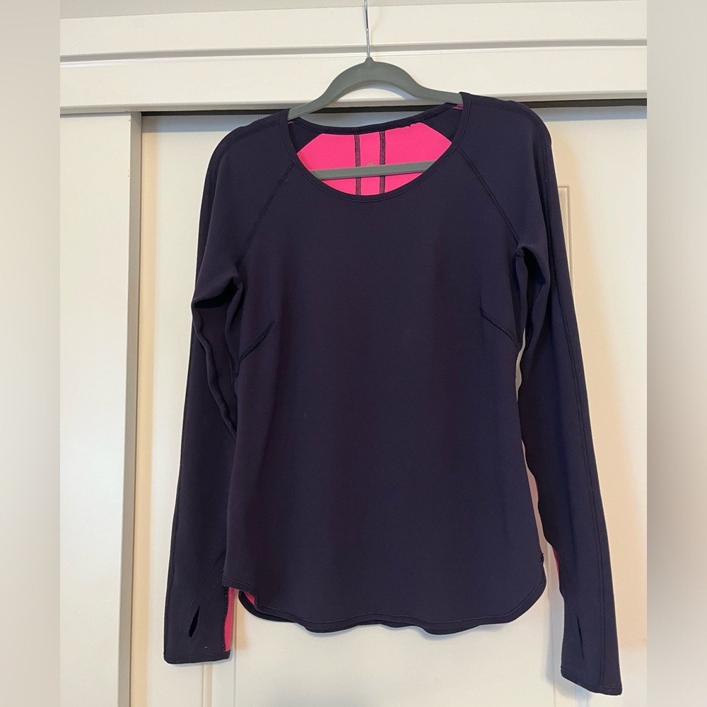 Lululemon Reversible Runder Under Long Sleeve Top Size 8